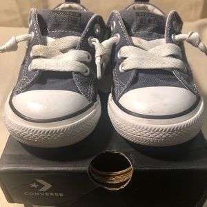 Converse Dark Denim Toddler Sneaker